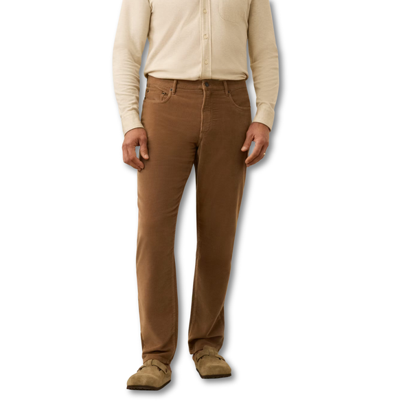 Stretch Terry Corduroy 5-Pocket Pant - Rooster 