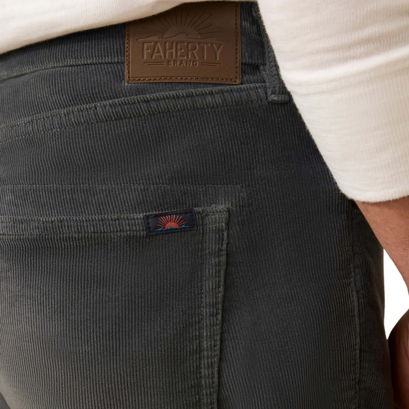 Stretch Terry Corduroy 5-Pocket Pant – Steel River
