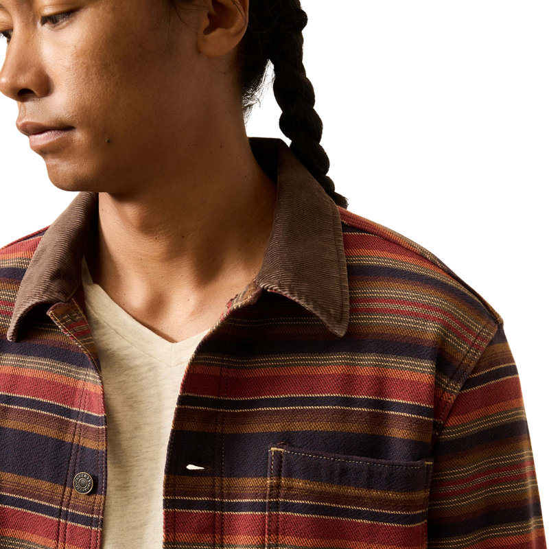 High Ridge Twill Studio Jacket – Night Time Fire Stripe