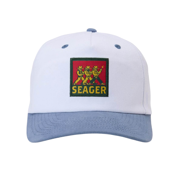Finger Guns Snapback White/ Teal - Rooster 