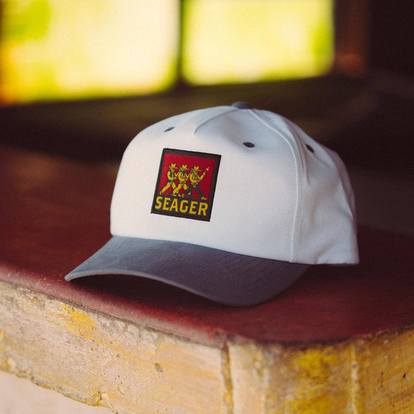 Finger Guns Snapback White/ Teal - Rooster 