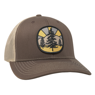 Flagstaff Pines Brown/Khaki Trucker