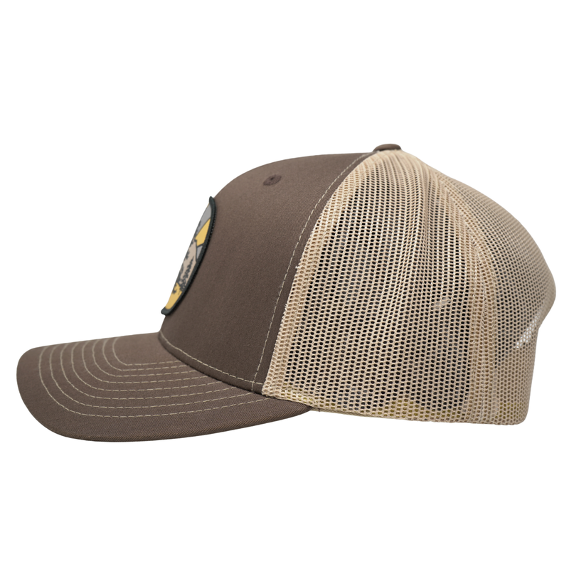 Flagstaff Pines Brown/Khaki Trucker - Rooster 
