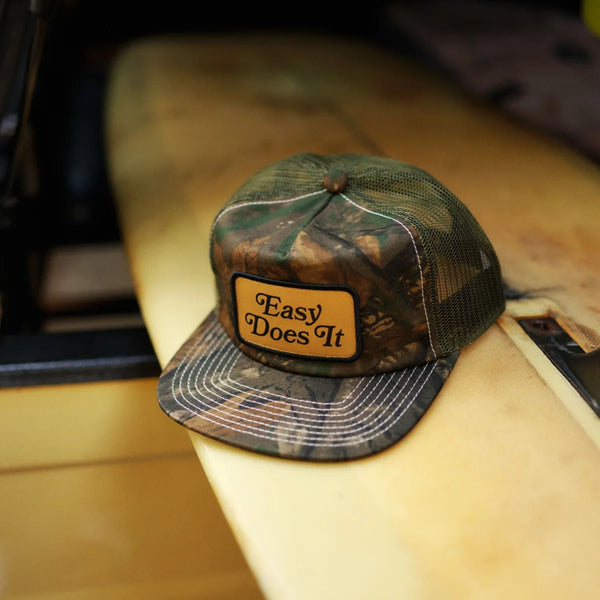 Good Times Trucker Hat Camo - Rooster 