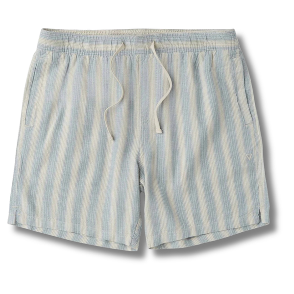 Grad Stripe 17" Elastic Linen Walkshort - Rooster 