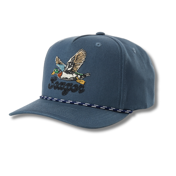 Greenhead Snapback Faded Denim - Rooster 