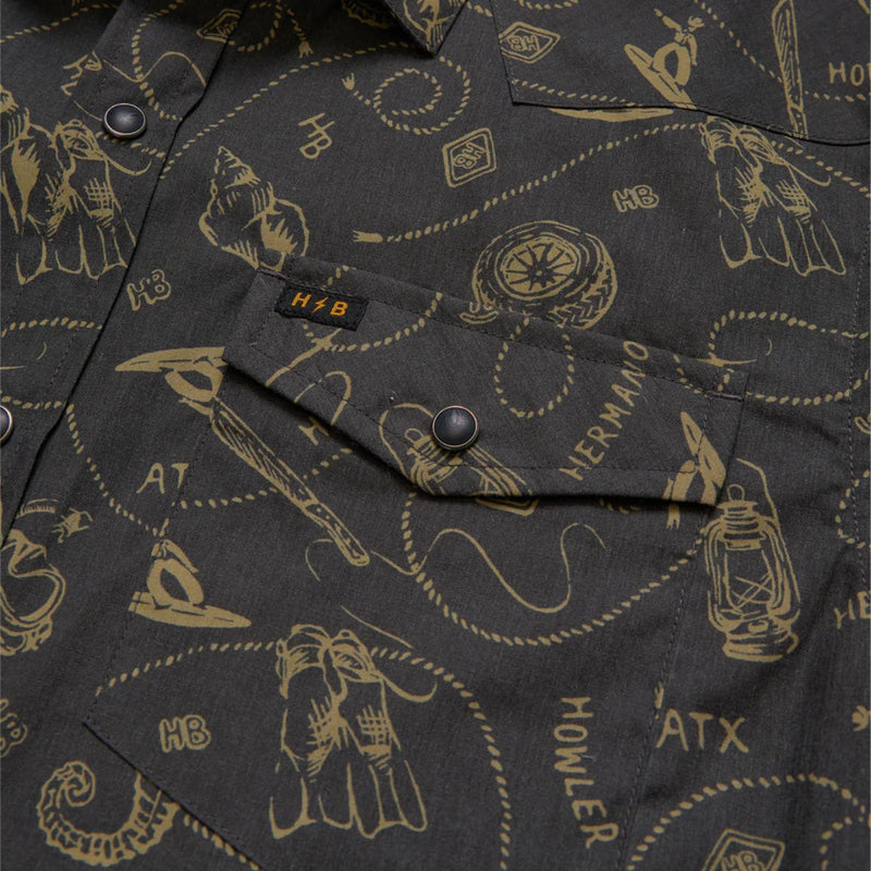H Bar B Snapshirt - Sea Rodeo – Antique Black