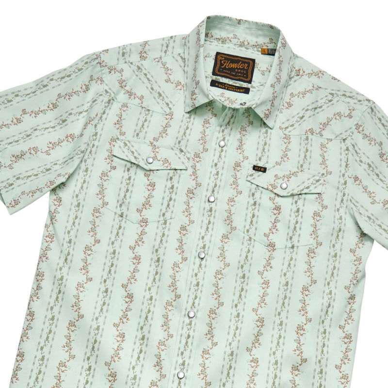 H Bar B Snapshirt - Hibiscus Ribbons – Mint