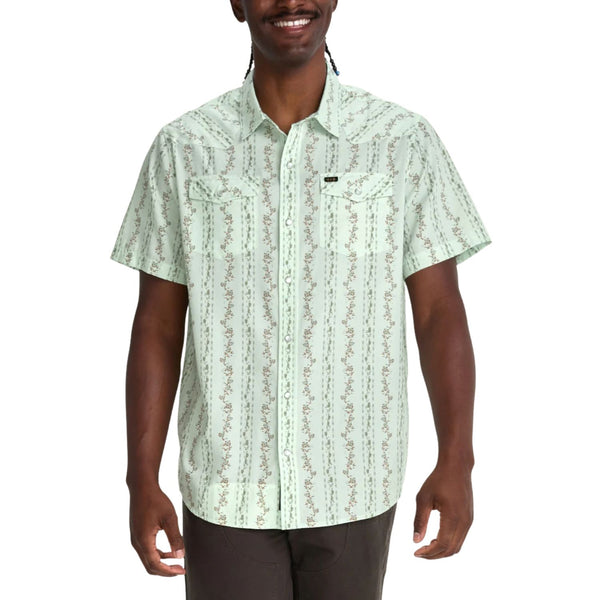 H Bar B Snapshirt - Hibiscus Ribbons - Rooster 