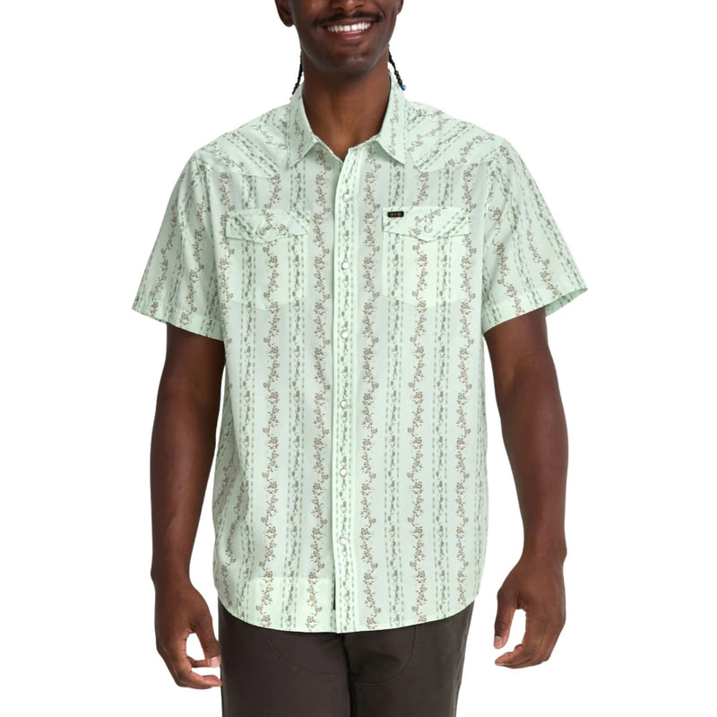 H Bar B Snapshirt - Hibiscus Ribbons – Mint