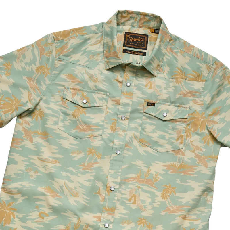 H Bar B Snapshirt - Dreamland – Seafoam