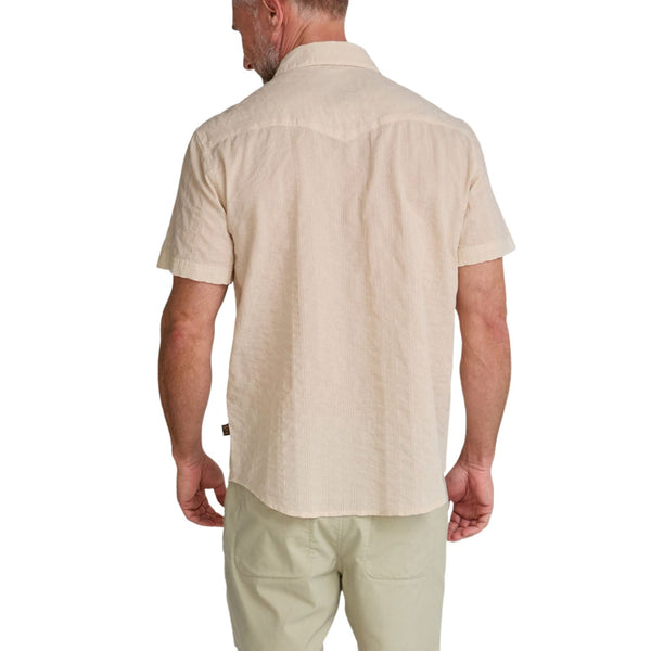 H Bar B Snapshirt - Eyelet Stripe - Rooster 