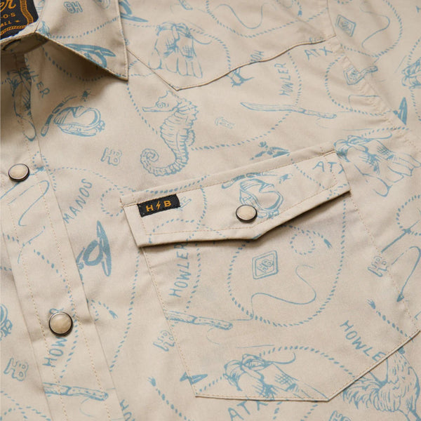 H Bar B Snapshirt - Sea Rodeo - Rooster 