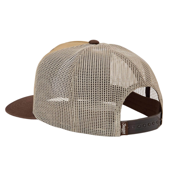 The Herd Snapback Tan/ Brown - Rooster 