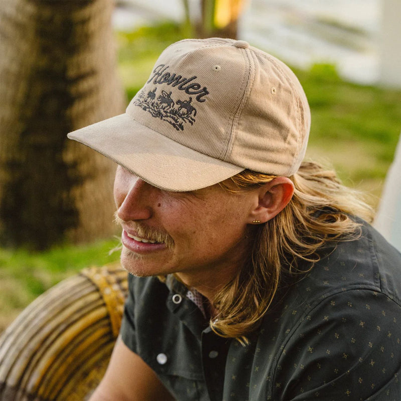 Howler Posse Standard Hat – Khaki Corduroy