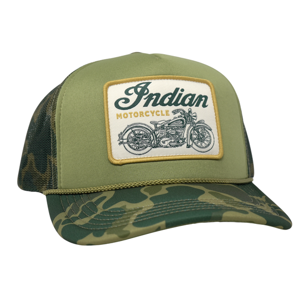 Ind Motorcycle Mallard Foamy - Rooster 