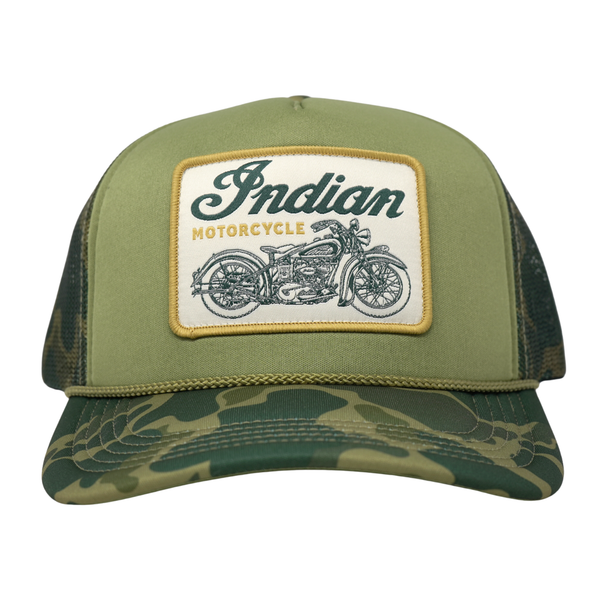 Ind Motorcycle Mallard Foamy - Rooster 