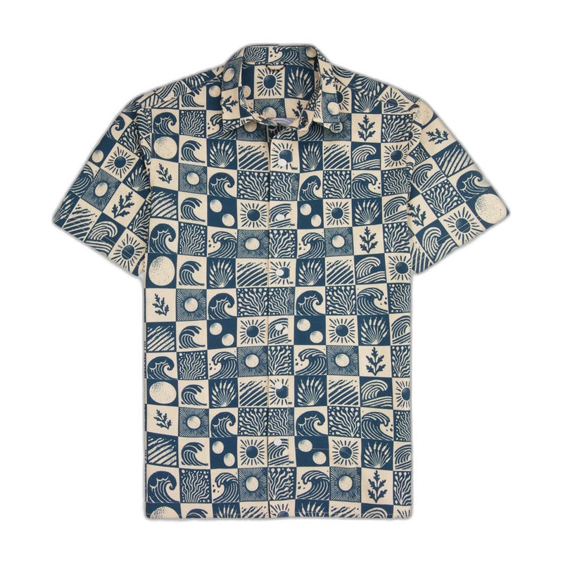 Sandspit Tech Woven Shirt – Oyster Blue