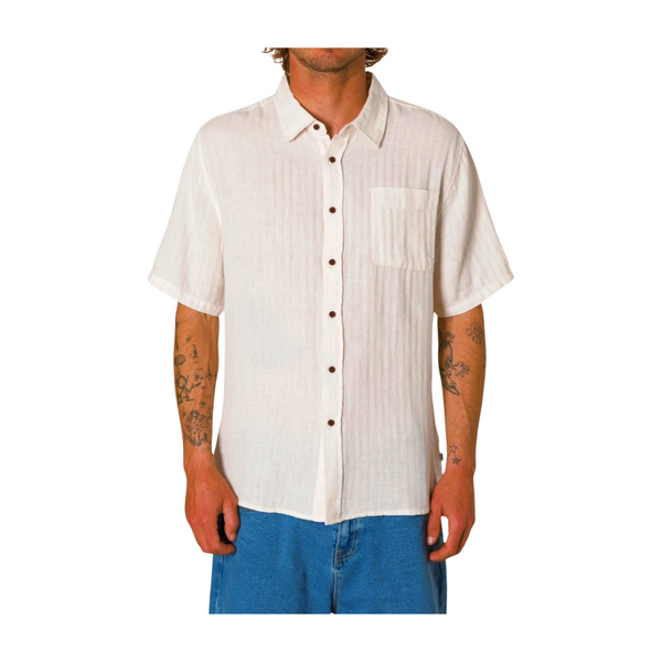 Alan Solid Shirt - Rooster 