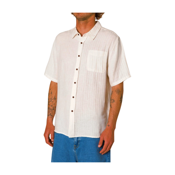 Alan Solid Shirt - Rooster 