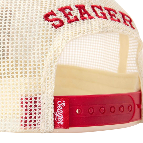 Keep It Country Snapback Cream/ Red - Rooster 