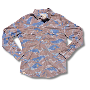 Kohala Long Sleeve Shirt - Rooster 