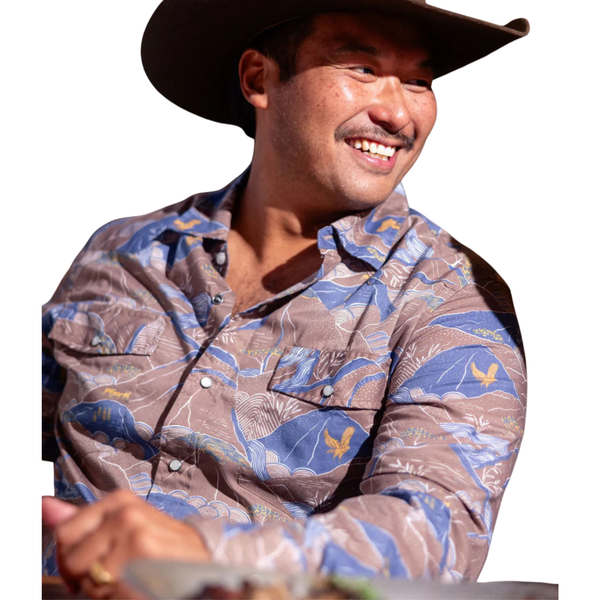 Kohala Long Sleeve Shirt - Rooster 