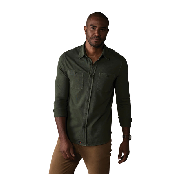 Lennox Jersey Button Up - Rooster 