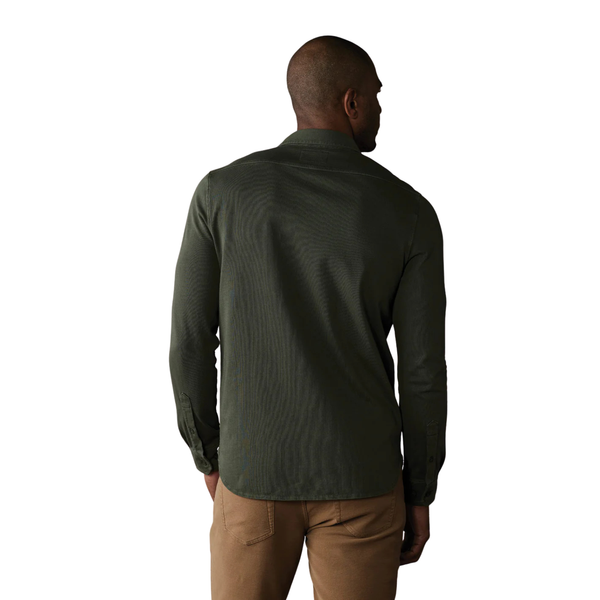 Lennox Jersey Button Up - Rooster 