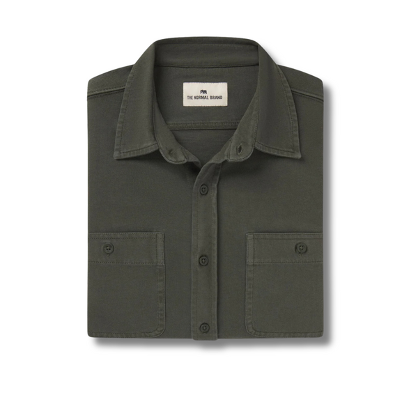 Lennox Jersey Button Up - Rooster 