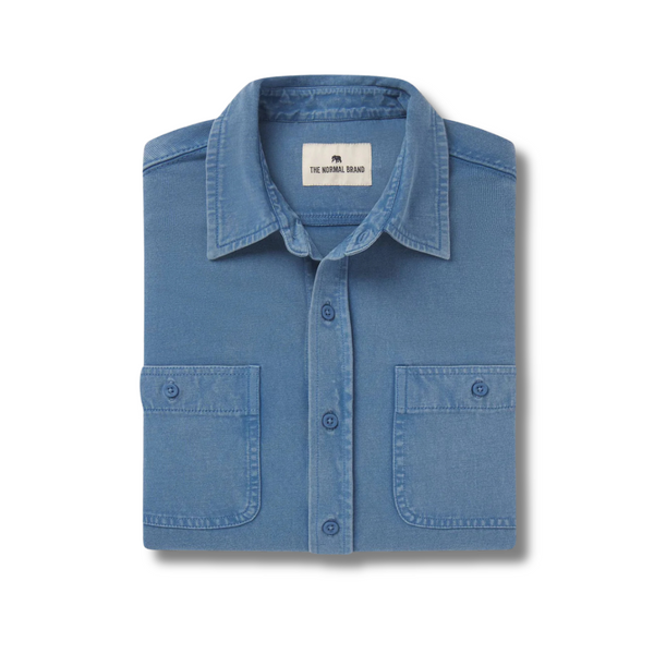 Lennox Jersey Button Up - Rooster 