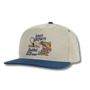 Leroy Brown Hat - Khaki/Navy - Rooster 