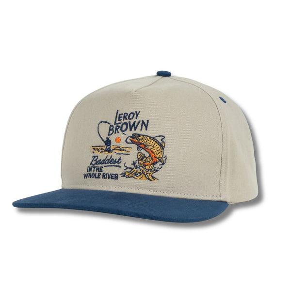 Leroy Brown Hat - Khaki/Navy - Rooster 