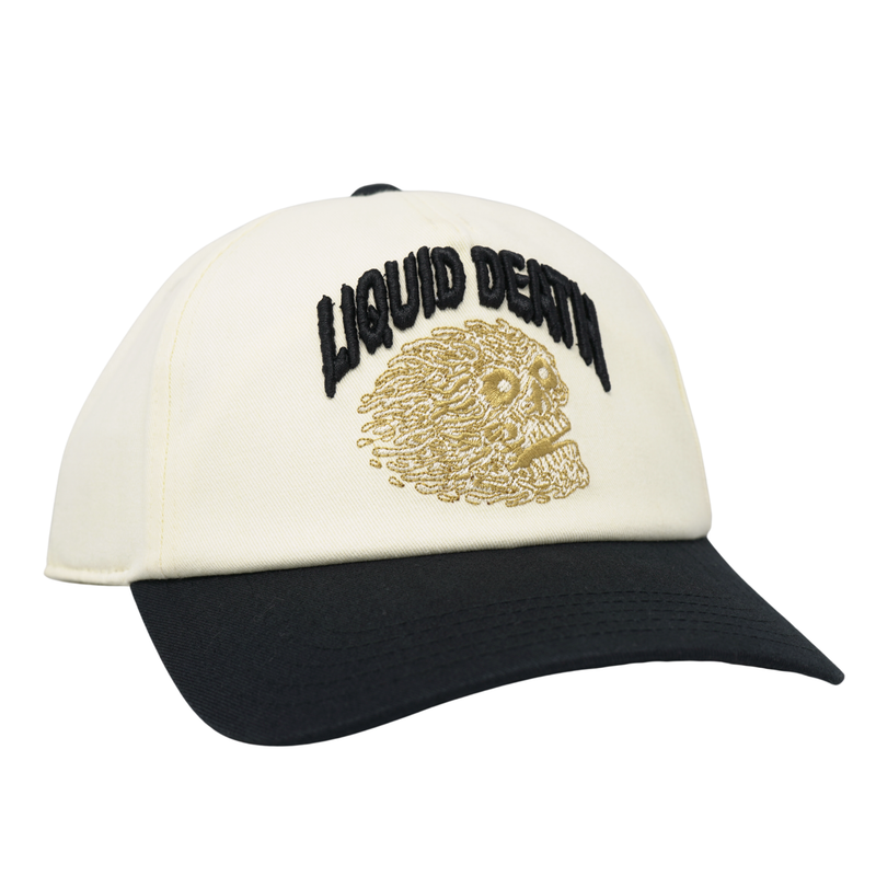 Liquid Death Twill Roscoe – Ivory/ Black