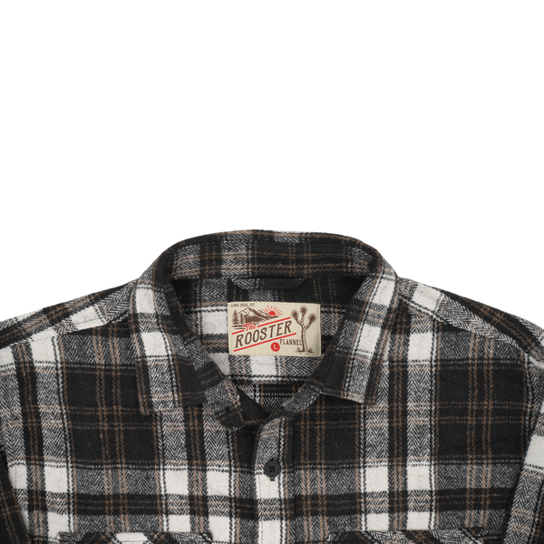 Rooster Flannel - Long Haul Fit – Char Ridge