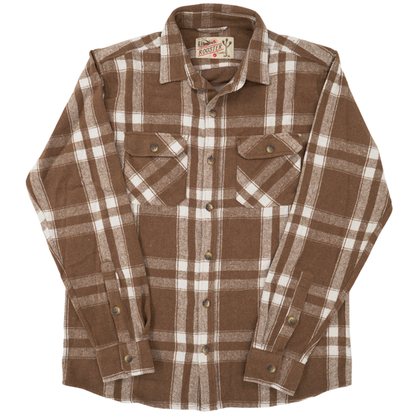 Rooster Flannel - Long Haul Fit – Mesquite