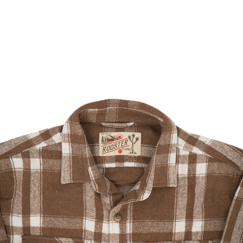 Rooster Flannel - Long Haul Fit – Mesquite