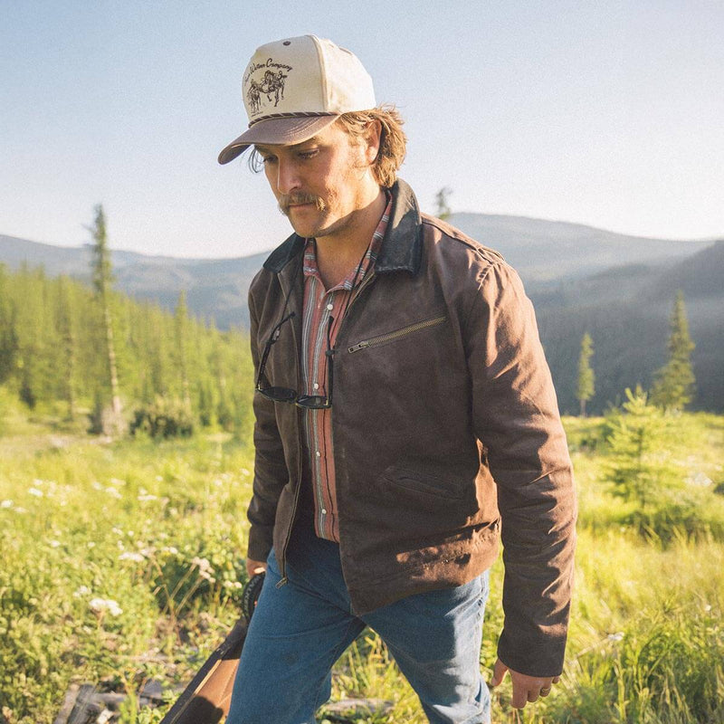 Los Rios Canvas Snapback – Cream/Brown