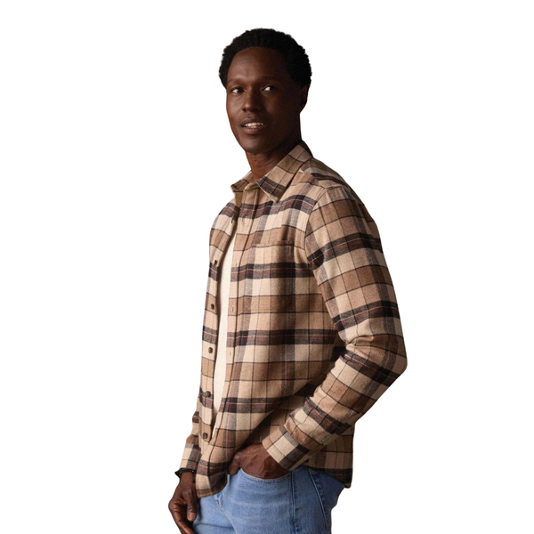 Louis Heavyweight Flannel Overshirt - Rooster 
