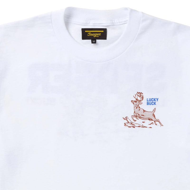 Lucky Buck Tee – White