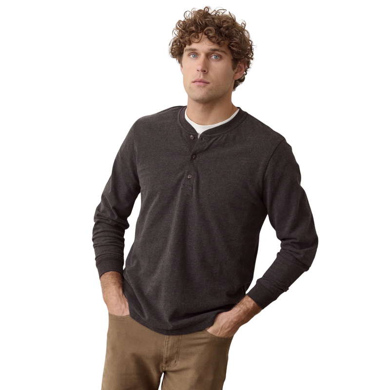 Luxe Jersey Henley - Rooster 