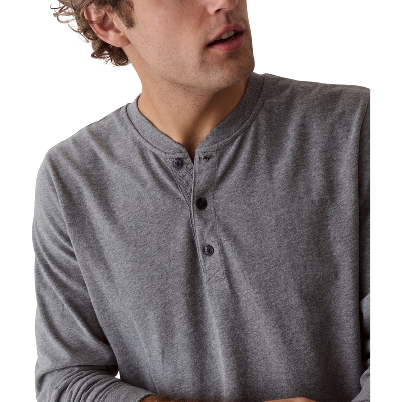 Luxe Jersey Henley - Rooster 