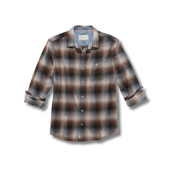 Lyman Ombre Flannel Shirt - Rooster 
