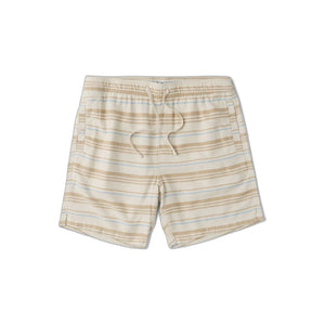 Grad Stripe 17" Elastic Linen Walkshort - Rooster 