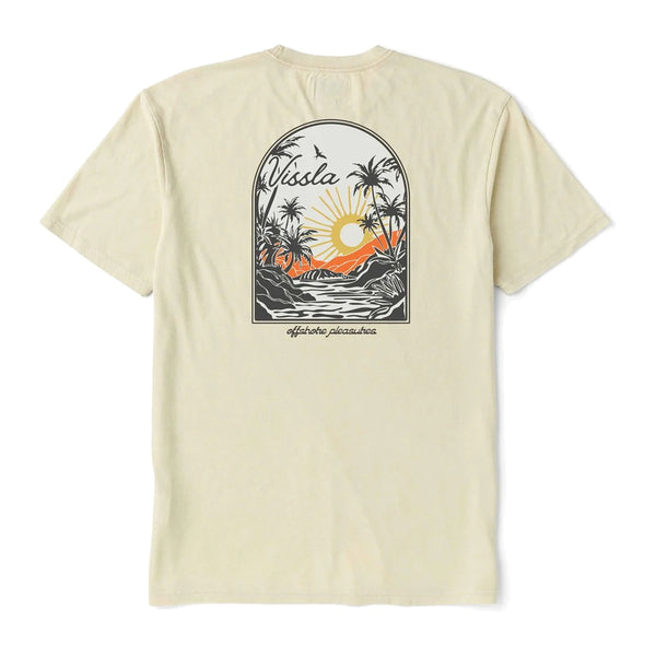 Sunset Shadows Cosmic Wash Ss Tee - Rooster 