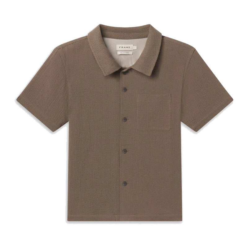 Open Weave S/S Shirt – WARM GRAY