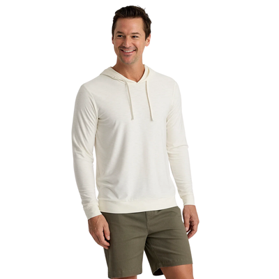 Bamboo Slub Hoodie II - Sea Salt