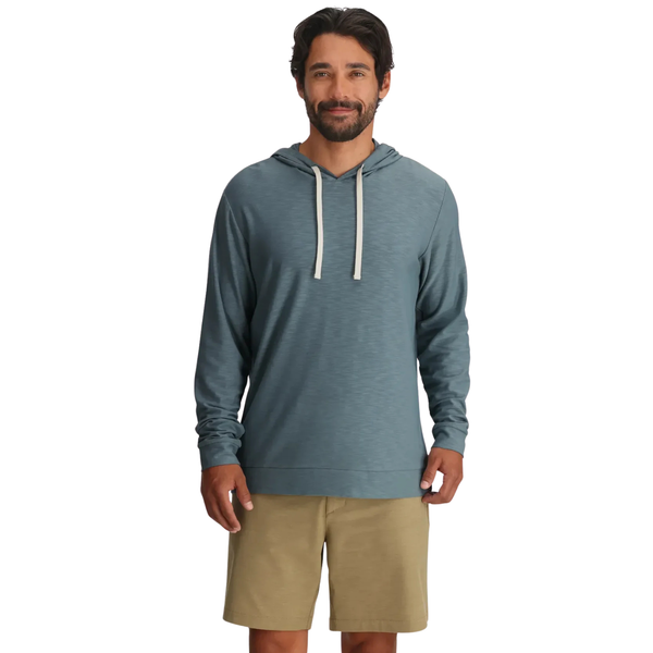 Bamboo Slub Hoodie II - Stormy Sea - Rooster 
