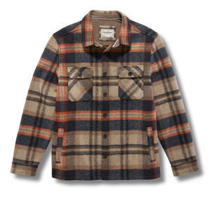 Midland Brushed Plaid Shirt Jacket - Rooster 