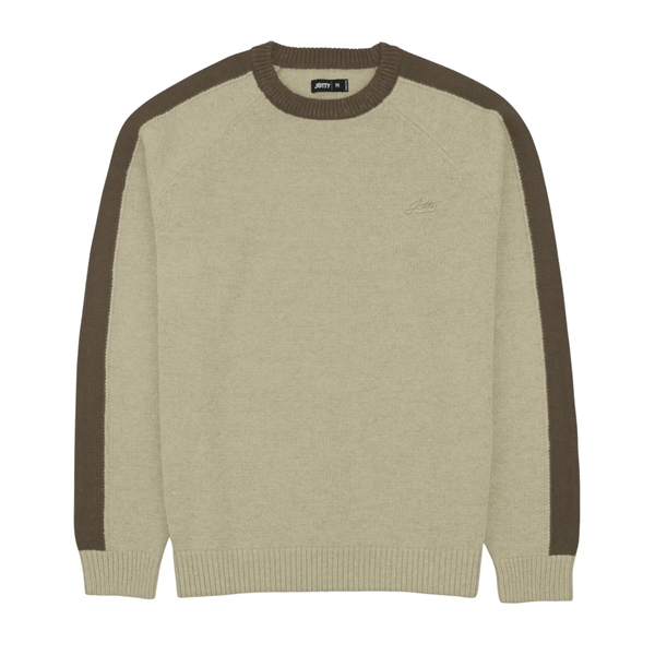 Nova Striped Sleeve Sweater - Rooster 